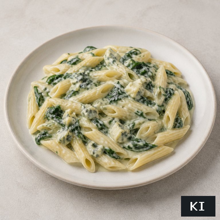 Penne Spinaci e Gorgonzola